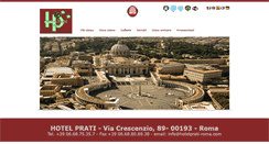 Desktop Screenshot of hotelprati.com