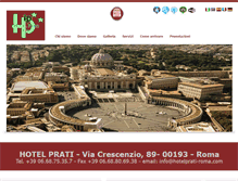Tablet Screenshot of hotelprati.com